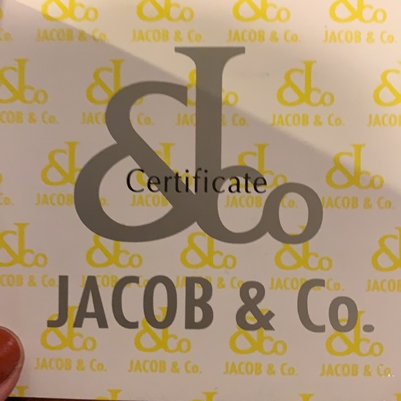 Authentic Jacob & Co watch with certificate. 3 time zones Diamond Bezel. - Picture 3 of 7